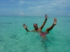 fooling around in the crystal clear waters of Sipadan